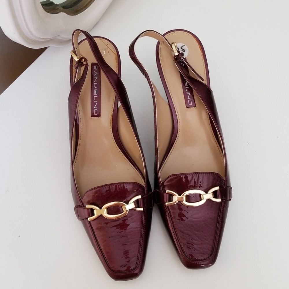 Bandolino wine heels 🍷 Like new!